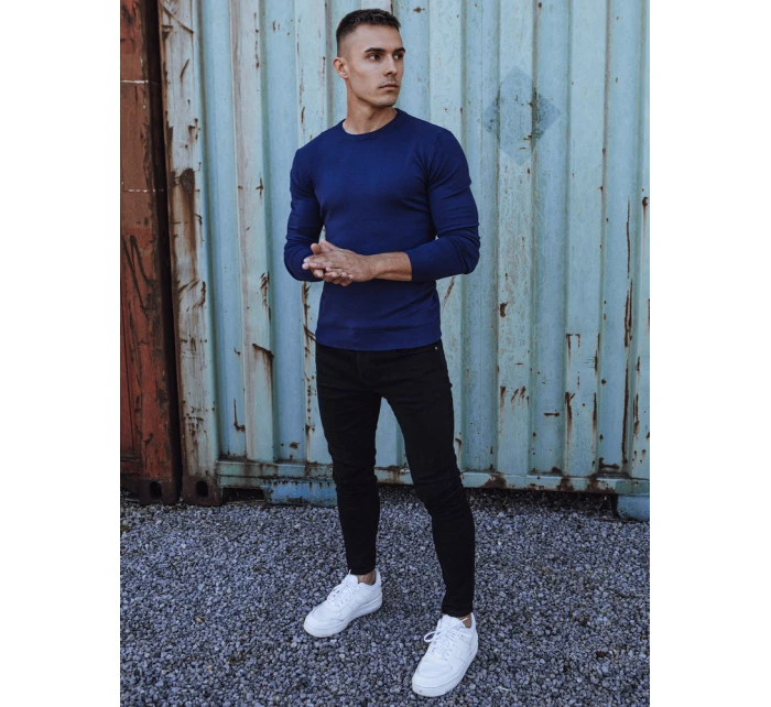 Pánský klasický modrý svetr Dstreet model 21979974 - FashionStreet