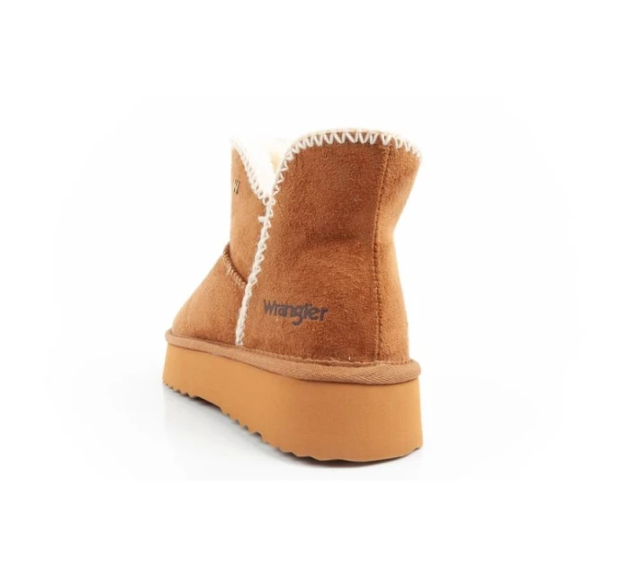 Wrangler Elsa zimní kotníkové boty zateplené pohodlné módní hnědé Wrangler Elsa zimní kotníkové boty zateplené pohodlné módní hnědé