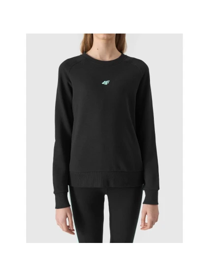 Dívčí mikina 4F Junior z organické bavlny bez kapuce