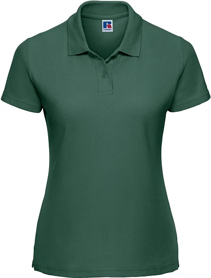 Russell Athletic 539F Dámské piqué polo 10.539F bottle green Russell Athletic 539F Dámské piqué polo 10.539F bottle green