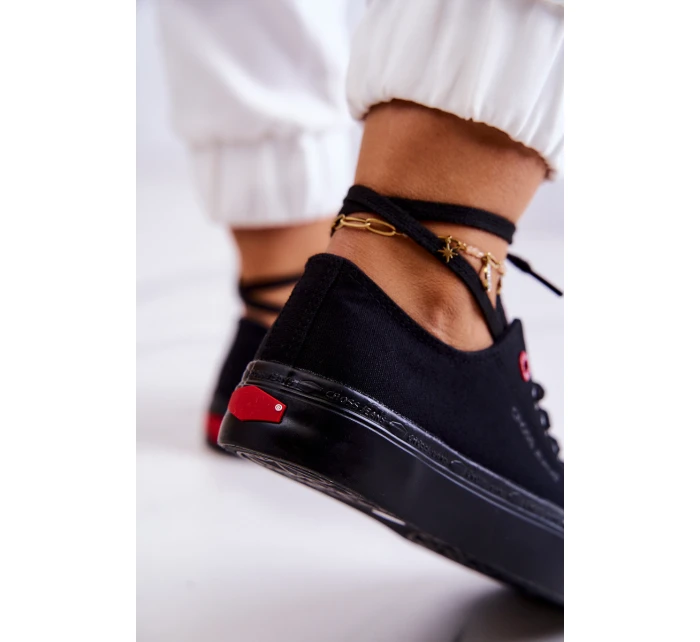 Klasické tenisky Cross Jeans JJ2R4019C černá