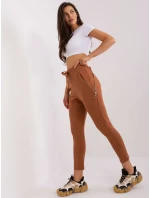 EM DR HW 20 389 teplákové kalhoty.36 světle hnědá EM DR HW 20 389 teplákové kalhoty.36 světle hnědá