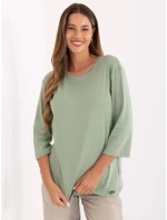 Bluzka RV BZ model 21406742 pistacjowy - FPrice Bluzka RV BZ model 21406742 pistacjowy - FPrice