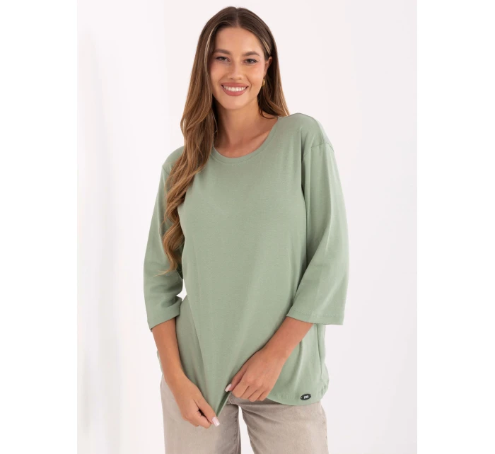 Bluzka RV BZ model 21406742 pistacjowy - FPrice Bluzka RV BZ model 21406742 pistacjowy - FPrice