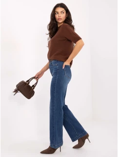 Spodnie jeans SP  ciemny niebieski model 21734308 - FPrice