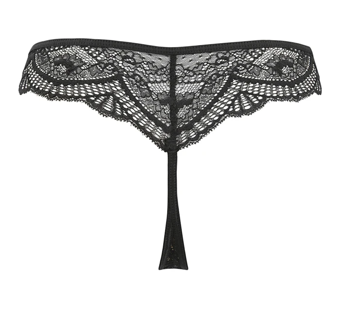Dámské sexy tanga V-10088 Černá - Axami