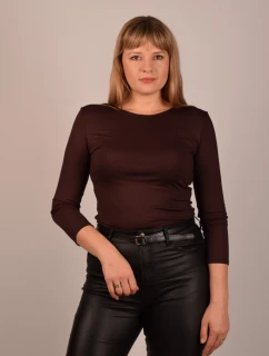 Manati 3/4 tričko hnědé