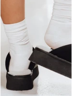 Dámské zateplené žabky černé FashionStreet ZY1259