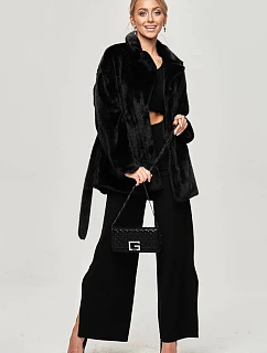Černá dámská bunda  s límcem model 16151699 - Ann Gissy