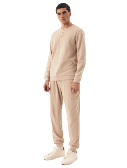 Pánské pyžamo model 20905560 Desert beige - Henderson