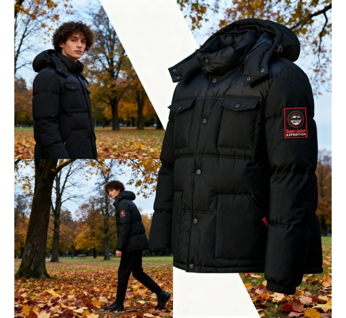 Geografické Norsko pánská bunda DB BLACK MEN BLACK model 21768386 - Geographical Norway