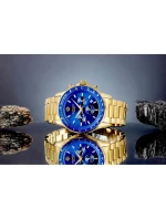 Pánské hodinky Giewont Chronograph Sapphire Gold Blue GW3520-B5