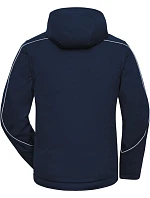 Daiber JN 886 Pracovní softshellová polstrovaná bunda - Solid 02.0886 navy