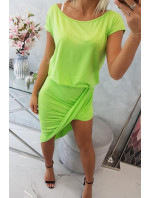 Zelené asymetrické šaty
