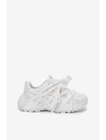 Dámské Tenisky S Dvojitou Šňůrkou Bílé Onivetta