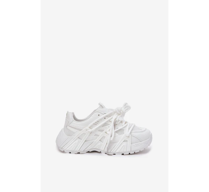 Dámské Tenisky S Dvojitou Šňůrkou Bílé Onivetta