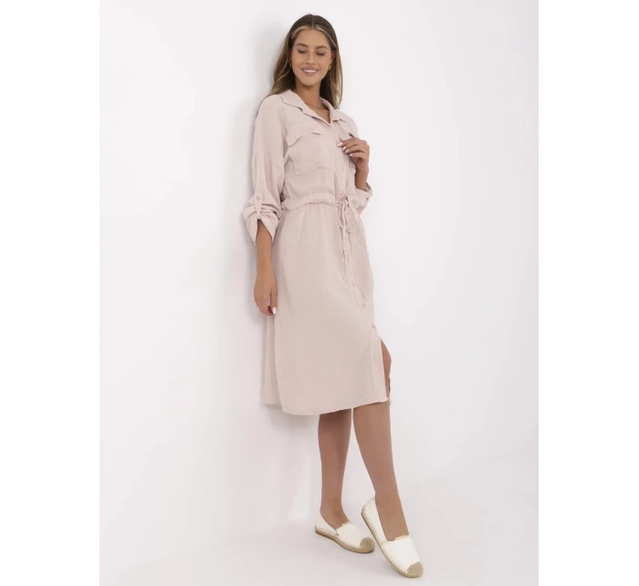 Šaty MI SK 91166.73 světle růžové