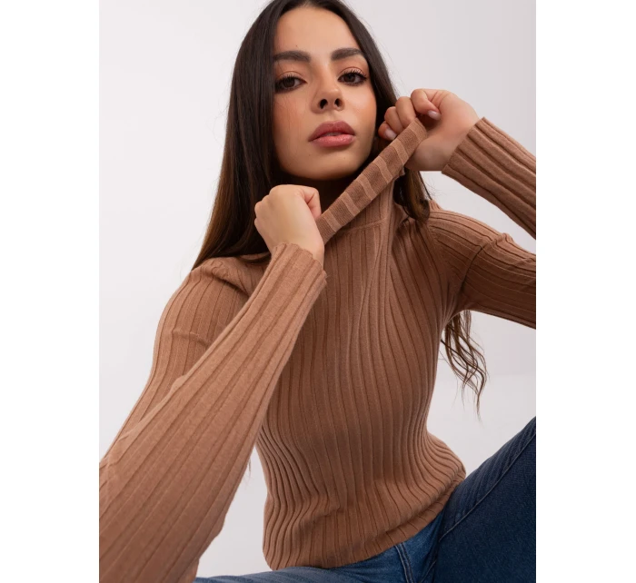 Jumper PM SW 1087.09 světle hnědý Jumper PM SW 1087.09 světle hnědý