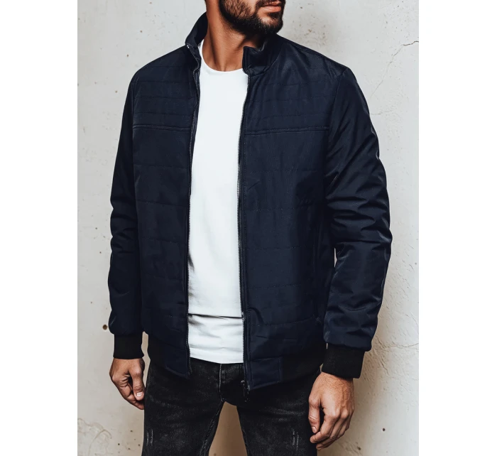 FashionStreet pánská tmavě modrá přechodná bunda TX5006 FashionStreet pánská tmavě modrá přechodná bunda TX5006