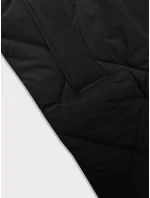 Černá dlouhá zimní bunda s kapucí model 21246731 - J.STYLE Černá dlouhá zimní bunda s kapucí model 21246731 - J.STYLE