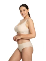 Dámský sportovní top Jelly bra comfort beige - JULIMEX Dámský sportovní top Jelly bra comfort beige - JULIMEX