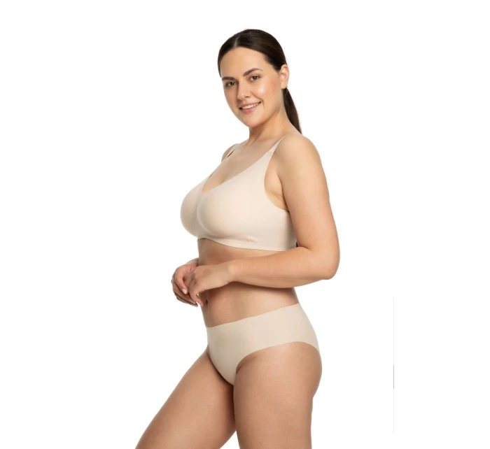 Dámský sportovní top Jelly bra comfort beige - JULIMEX Dámský sportovní top Jelly bra comfort beige - JULIMEX