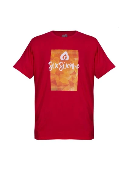 661 T-Shirt SCRIPT czerwony L