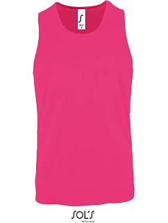 SOL'S Sporty TT Men Pánské sportovní tílko 25.2073 neon pink