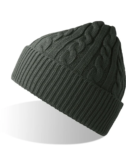 Claire Pletená čepice model 22552239 dark grey - Atlantis Headwear Claire Pletená čepice model 22552239 dark grey - Atlantis Headwear