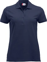 Clique Classic Marion S/S Dámské piqué polo z těžké bavlny 67.8246 dark navy