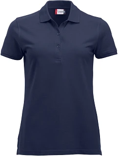 Classic Marion S/S Dámské piqué polo z těžké bavlny model 22457444 dark navy - Clique