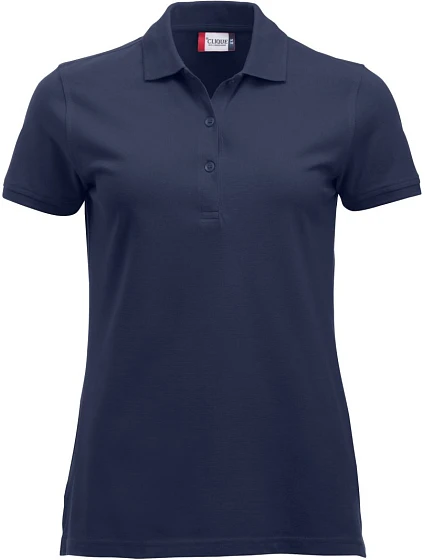 Clique Classic Marion S/S Dámské piqué polo z těžké bavlny 67.8246 dark navy Clique Classic Marion S/S Dámské piqué polo z těžké bavlny 67.8246 dark navy