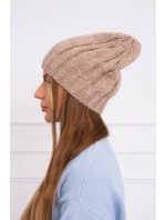 Fleecová čepice Ida K320 tmavě béžová Fleecová čepice Ida K320 tmavě béžová