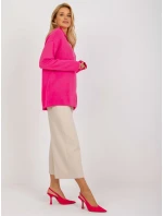 Dámský svetr LC SW  fluo růžová  model 18132702 - FPrice