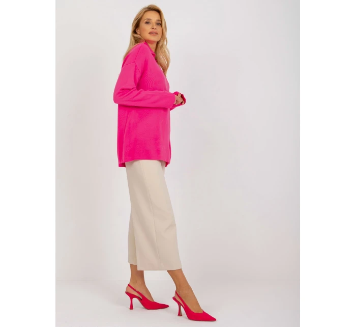 Dámský svetr LC SW  fluo růžová  model 18132702 - FPrice