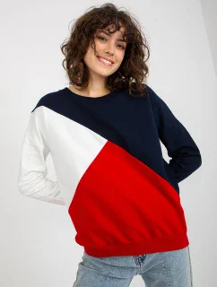 Mikina RV BL 8463.41P tmavě modrá červená