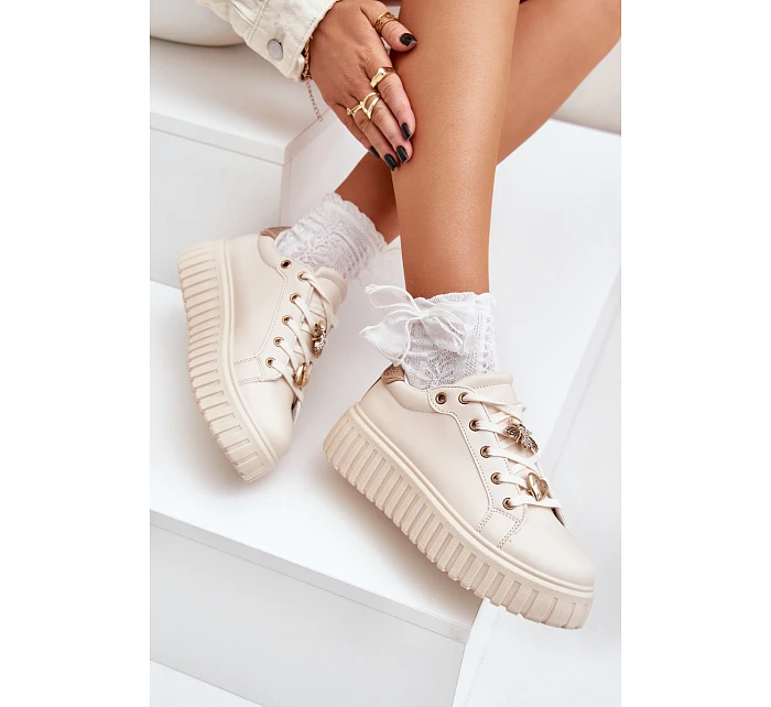 Dámské tenisky 24SP26-4756 béžové - Grelesi Dámské tenisky 24SP26-4756 béžové - Grelesi