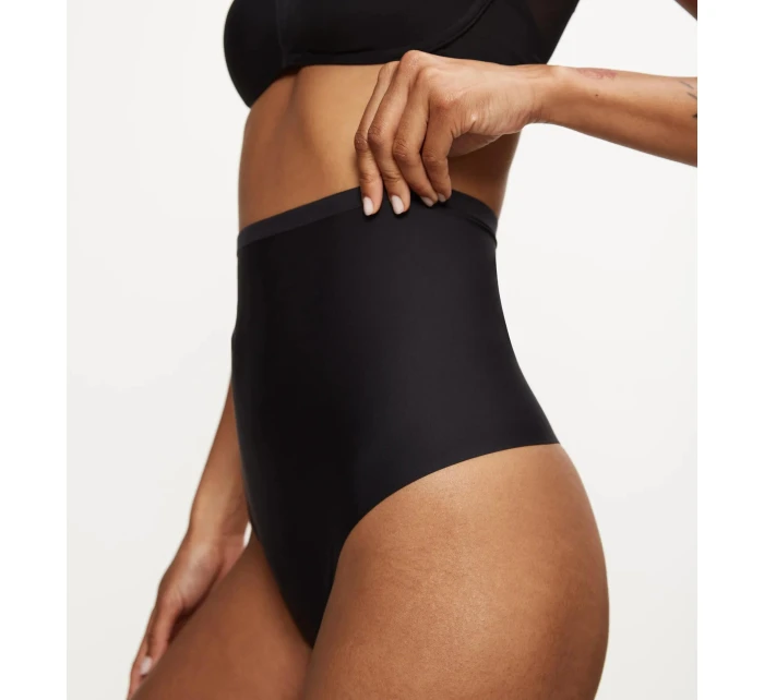 Dámské kalhotky Triumph Shape Smart Highwaist String černé Dámské kalhotky Triumph Shape Smart Highwaist String černé