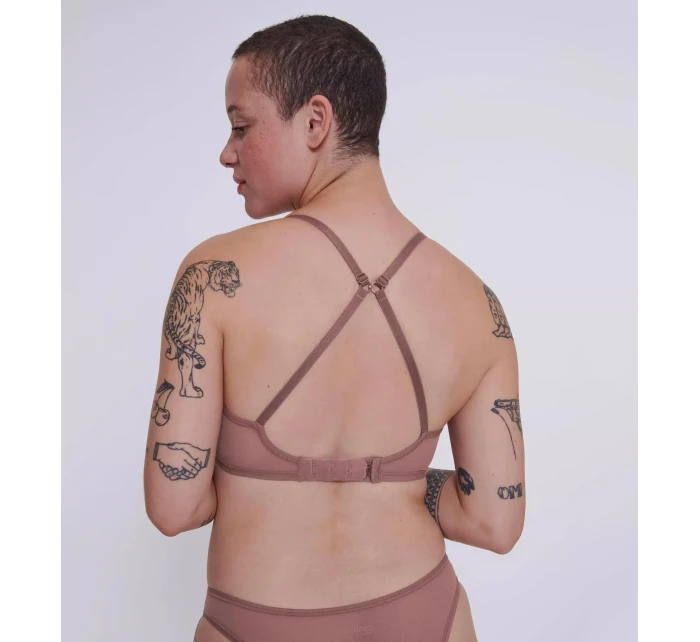 Dámská podprsenka Soft ADAPT P - BROWN - hnědá 1141 - SLOGGI