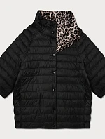 Dámská plus size bunda Goodlookin s 3/4 rukávem černá/panther (M6-6308-1)