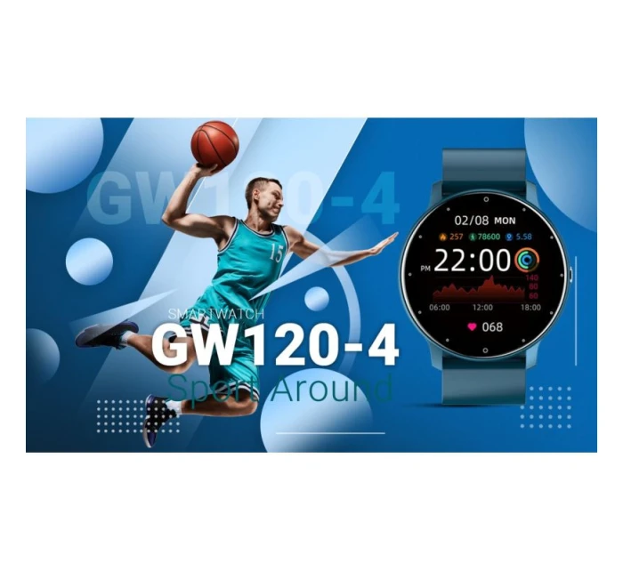 GIEWONT Blue GW120-4 Smartwatch GIEWONT Blue GW120-4 Smartwatch