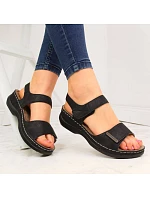 Sandály na podpatku W model 22112771 černé eVento - Inny