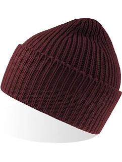 Oak Pletená čepice burgundy melange model 22479277 - Atlantis Headwear