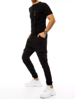 Pánské černé tepláky Dstreet model 21962931 - FashionStreet