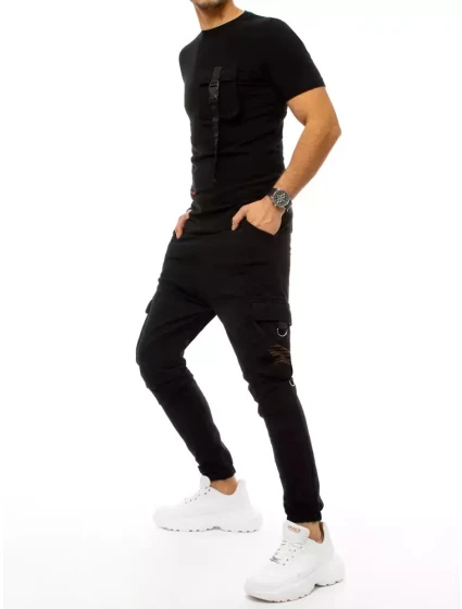 Pánské černé tepláky Dstreet model 21962931 - FashionStreet