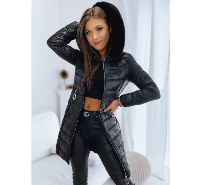 Dámská prošívaná bunda ATENS černá FashionStreet TY3125 Dámská prošívaná bunda ATENS černá FashionStreet TY3125