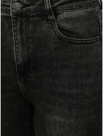 Jeansy damskie z wysokim stanem szare FashionStreet UY2991