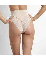 Dámská krajková tanga s vysokým pasem DIM DELICATE THONG - DIM - tělová