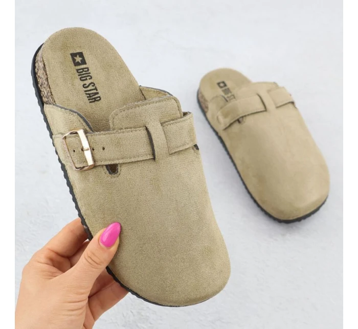 Big Star W semišové žabky SS274738 INT2156B