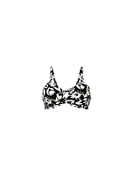 Style Sara Top Bikini - horní díl 8848-1 black - RosaFaia